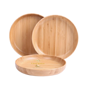 Plato de bambú 100% natural de alta calidad - Product Image 2