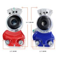 TR813215 - Kit de tuyau d'alimentation et d'air comprimé 3-en-1 en ABS de 15 pieds avec câble électrique 7 voies et poignée pour semi-remorque et remorque