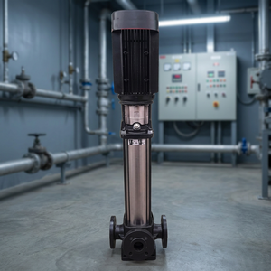 Grundfos <b>Pump</b> Crn32-5 A-A-A-E-Hqqe 1 In Stainless Steel High Pressure <b>Electric</b> Three Phase Motor <b>Water</b> Compatible - Product Image 2