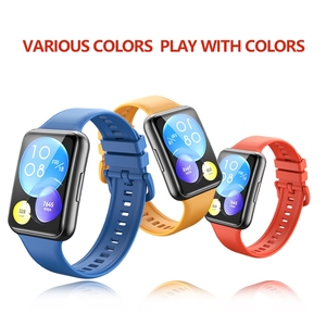 Kingsmax nuovo arrivo cinturino di ricambio in Silicone per <span class=keywords><strong>Huawei</strong></span> <span class=keywords><strong>Watch</strong></span> Fit 2 1 cinturino in Silicone - Product Image 6