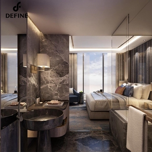 Projet de luxe 4-<span class=keywords><strong>5</strong></span> Étoiles Design Moderne Et Personnaliser Contemporain Hôtel Chambre Ensembles De Meubles - Product Image 6