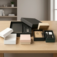 Boîte d'emballage en carton kraft de couleur ivoire sur mesure, boîte en papier cartonné blanc, boîte pliante imprimée, petite boîte en carton pour cadeau