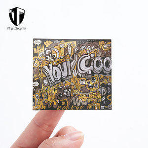 Metal Foil Printed Custom 3D Certificate <b>Cheap</b> Holographic Laser Stickers and Labels for Anti-fake - Product Image 2