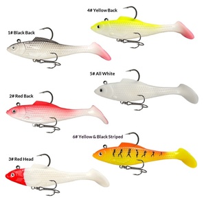 Esca <span class=keywords><strong>Artificiale</strong></span> Morbida Bionica a Coda a T con Piombo per Lanci a Lunga Distanza, Senza Ami, per <span class=keywords><strong>Spigola</strong></span> di Mare e Acqua Dolce - Product Image 1