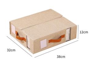 Caja de Almacenamiento Plegable Moderna de Tela con Asas para Organización de Armarios de Dormitorio - Product Image 6