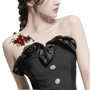 Autocollant de tatouage temporaire pour le corps, à base d'eau, sexy, imprimé à l'encre longue durée, respectueux de l'environnement, imperméable, pour filles - Product Image 6