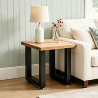 Pieds de banc en métal modernes de 16 pouces, lot de 2, pieds de table basse en acier robuste, pieds de meubles DIY avec patins réglables et vis