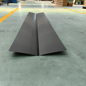 Tôle de toiture métallique moderne en forme de V de 10 pieds et 24 pouces, durable et anticorrosion, avec ou sans ourlet - Product Image 5