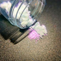 Nouvelle poudre de décoration pour ongles en acrylique JIASI JS-GHB avec effet miroir et paillettes chromées holographiques