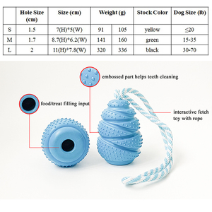 Không thể phá hủy con chó nhai đồ chơi-bpa miễn phí bàn chải đánh răng thiết kế cao su nhai cho hung hăng nhai & nha khoa làm sạch - Product Image 2