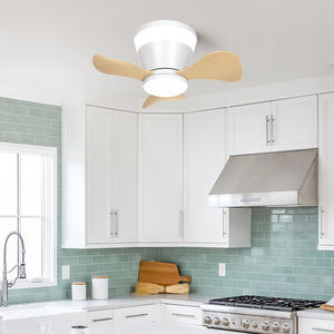 Ventilador de Techo LED YeSheng con Control Remoto por Aplicación, Motor DC, 3 Aspas, Eficiencia Energética Clase A, Bajo Nivel de Ruido 30-34 dB, Uso Doméstico y Hotelero - Product Image 1