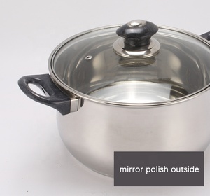 Set di Pentole in Acciaio Inox da 12 Pezzi, Resistenti, Compatibili con Induzione, Adatte al Forno e Lavabili in Lavastoviglie, con Coperchi in Vetro, Multi-Pentola per Casa - Product Image 5