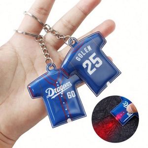 Porte-clés LED en PVC souple personnalisé, design mignon et tendance, avec logo personnalisé, mousquetons promotionnels – Grande Vente - Product Image 5