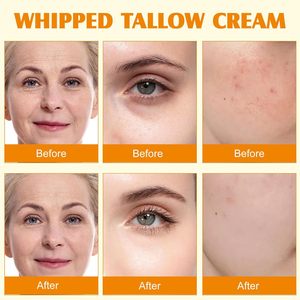 Handgemachter Geschlagener Talg-Balsam mit Individuellem Logo, Bio-Körperbutter-Creme, Geschlagener Talg-Balsam, Natürliche Geschlagene Talg-Creme für das Gesicht - Product Image 6