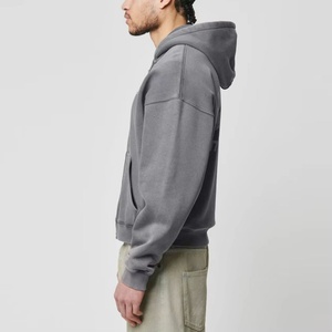 Sudaderas con Capucha Personalizadas al por Mayor con Logotipo Personalizado ODM/OEM, de Felpa Francesa, Unisex, Lisas, Bordadas, con Cremallera Completa, para Hombre - Product Image 5