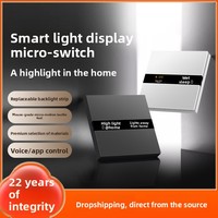 Interrupteur intelligent Wi-Fi du fabricant Tuya, compatible avec l'application Tuya, Alexa et Google, interrupteur mural intelligent et prise intelligente