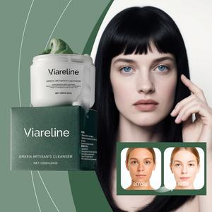 Nettoyant Visage Quotidien à l'Argile Bentonite, Thé Vert et Eau de Riz pour le Contrôle du Sébum et le Raffinement des Pores, pour une Peau Éclatante - Product Image 3