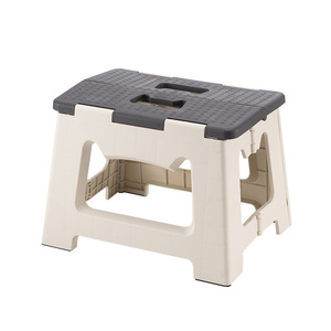 Foldable Plastic <b>Step</b> <b>Stool</b> Square Minimalist Design Bathroom Use - Product Image 1