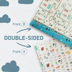 Eco-friendly Large Double Sided XPE Foldable Baby <strong>Play</strong> <strong>Mat</strong> Educational Toy for Picnic - Product Image 5