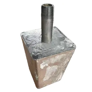 Anodo di zinco ad alta temperatura per la protezione catodica del carro armato