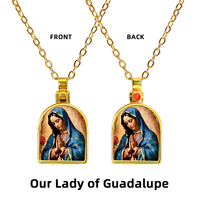Vente en gros de pendentifs religieux Notre-Dame de Guadalupe Vierge de la Paix, style religieux, pour projets