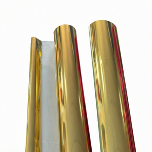 Film de transfert thermique générique en PVC brillant or et argent, résistant à l'eau, pour estampage à chaud sur papier et plastique - Product Image 1