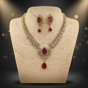 Nuevo Juego de Joyería de Boda de Diseño Geométrico con Cristales de Imitación Plateados de Alta Calidad, Estilo Clásico para Mujer - Product Image 3