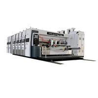 Machine de découpe à fentes, imprimante 4 couleurs, alimentation bord de plomb, impression de carton, livraison gratuite en chine