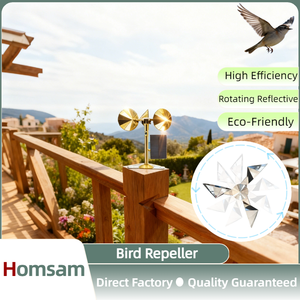 Répulsif Solaire Solide en ABS pour Animaux, Spirale Réfléchissante pour Toit, Appât Répulsif pour Oiseaux et Pigeons, Effaroucheur <span class=keywords><strong>Oiseau</strong></span> pour Bateaux - Product Image 1