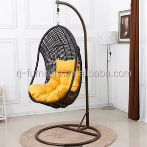 Moderno esterno in Poly Rattan altalene per Patio giardino balcone mobili da cortile-parchi palestre camere da letto alberghi - Product Image 2