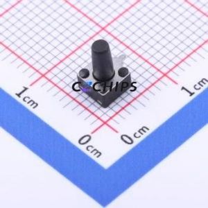 TS-1091C-A10B3-D2 Tactile Switch SMD Switch Single Pole Single Throw Round Button 2.5N Horizontal Mount - Product Image 1