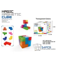 Magic Magnetic Building Blocks, 3D Puzzle Cubes