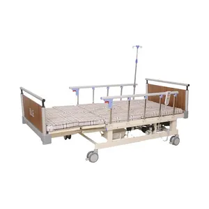 医疗设备电动医疗床CE ISO认证多功能钢床架医院护理床