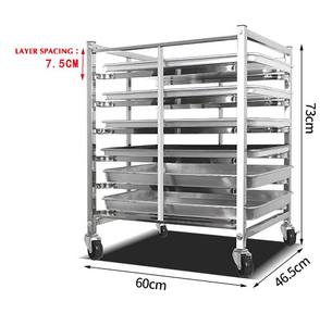 Haoxin TPC สแตนเลสหลายชั้นวางขนมปังเบเกอรี่ - Product Image 6