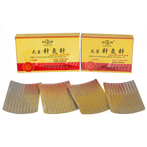 Jarum akupunktur kemasan individu Foil aluminium sekali pakai steril tanpa tabung panduan - Product Image 1