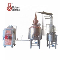 Penyuling minyak esensial lavender 600L, peralatan distilasi minyak esensial tembaga penyuling embun murni