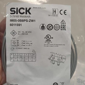 Neuf, d'origine allemande, interrupteur de proximité inductif SICK IM05-0B8PS-ZW1 6011591 en stock. - Product Image 2