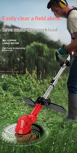 Rechargeable Lithium <b>Battery</b> Garden Tools 21V/<b>24V</b>/36V DIY Grade Handheld Cordless Power String Trimmer Grass Knife MDS-714 21V L - Product Image 2