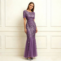 Vente chaude Printemps Été Robes fines en maille à paillettes pour femmes Robes de soirée pour femmes Élégance du soir Banquet Hôte Robe sirène