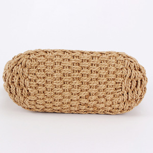 Bolso de mano de cuerda de papel tejida para mujer - Bolso tote informal para picnic, vacaciones y uso diario, bolso versátil y único para salidas de primavera - Product Image 4