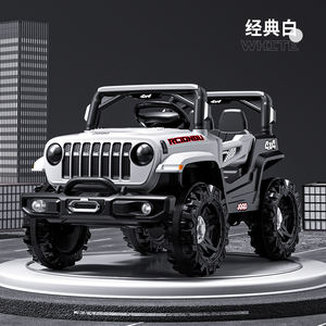 Çocuk dört tekerlekli Off-Road elektrikli araç bebek uzaktan kumanda araba dayanıklı plastikten yapılmış - Product Image 4