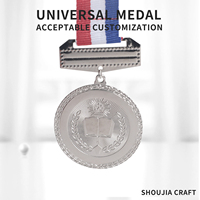 Médaille du ministère de l'Éducation des Philippines brillantes les mieux notées Médaille personnalisée Sports pour étudiant