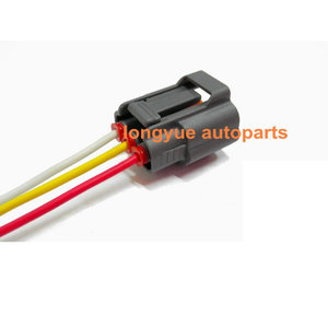 Dragon Leap 3 <b>Channel</b> Connector For Mitsubishi Evo Ignition Coil Plug Repair Black <b>Plastic</b> 6 Inch - Product Image 1