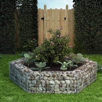 Schneller Versand innerhalb von 2-3 Tagen Park Landschafts wand Gabion Stahl geschweißter Korb Langlebiger Gabion Stahl geschweißter Gabion