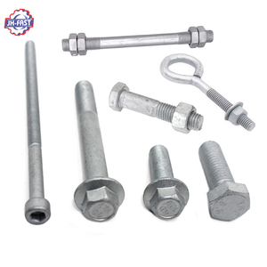 Dacromet Coating Bolts from China Grade 8.8/10.9 M14 M24 M38 M64 HDG 16 Hot Dip Galvanized Steel M12 Bolt and <strong>Nut</strong> - Product Image 1