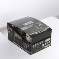 WAWA Vente en gros de broyeur d'herbes en plastique Accessoires pour fumeurs 55mm-2 couches de broyeur d'herbes à grains de bois