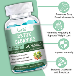 Gummies Détoxifiantes aux Herbes Ingrédients Végétaux Purs Stimule le Métabolisme Corporel Maintient l'Équilibre Intestinal pour Adultes Usage Quotidien - Product Image 3