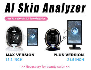 Analyseur de peau du visage professionnel de bureau, formation en ligne 3D, diagnostic de la peau du visage par IA, scanner, machine <span class=keywords><strong>d</strong></span>'analyse magique de la peau du visage - Product Image 2