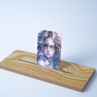 Cartes Haut de Gamme d'Impression Papier Sublimation Personnalisée Anime Coloré Holographique Genshin Impact Cartes de Jeu à Collectionner