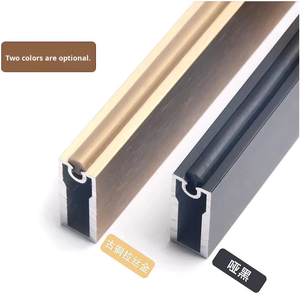 Tringle à vêtements carrée en alliage d'aluminium épaissi pour un rangement silencieux et antidérapant - Product Image 4